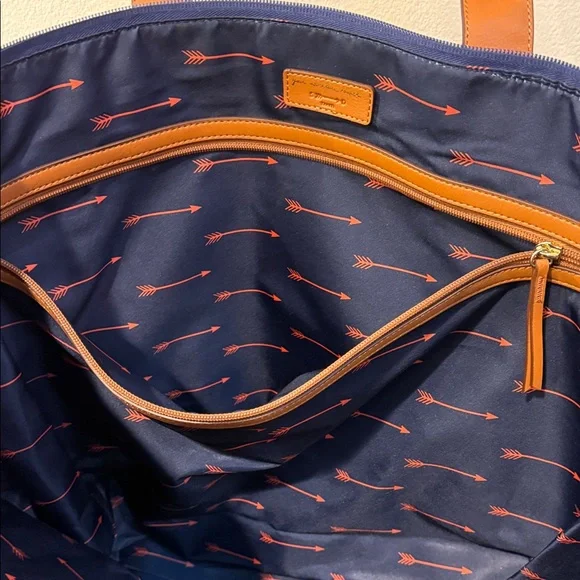 Stella & Dot Multicolor Oversized Getaway Tote Bag - Picture 3 of 6